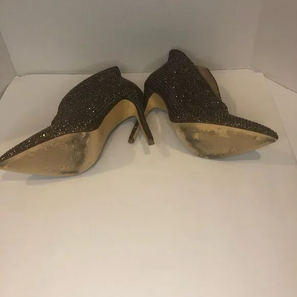 Liliana sparkling rhinestone 5in heel booties, size 8.5 - Picture 7 of 8